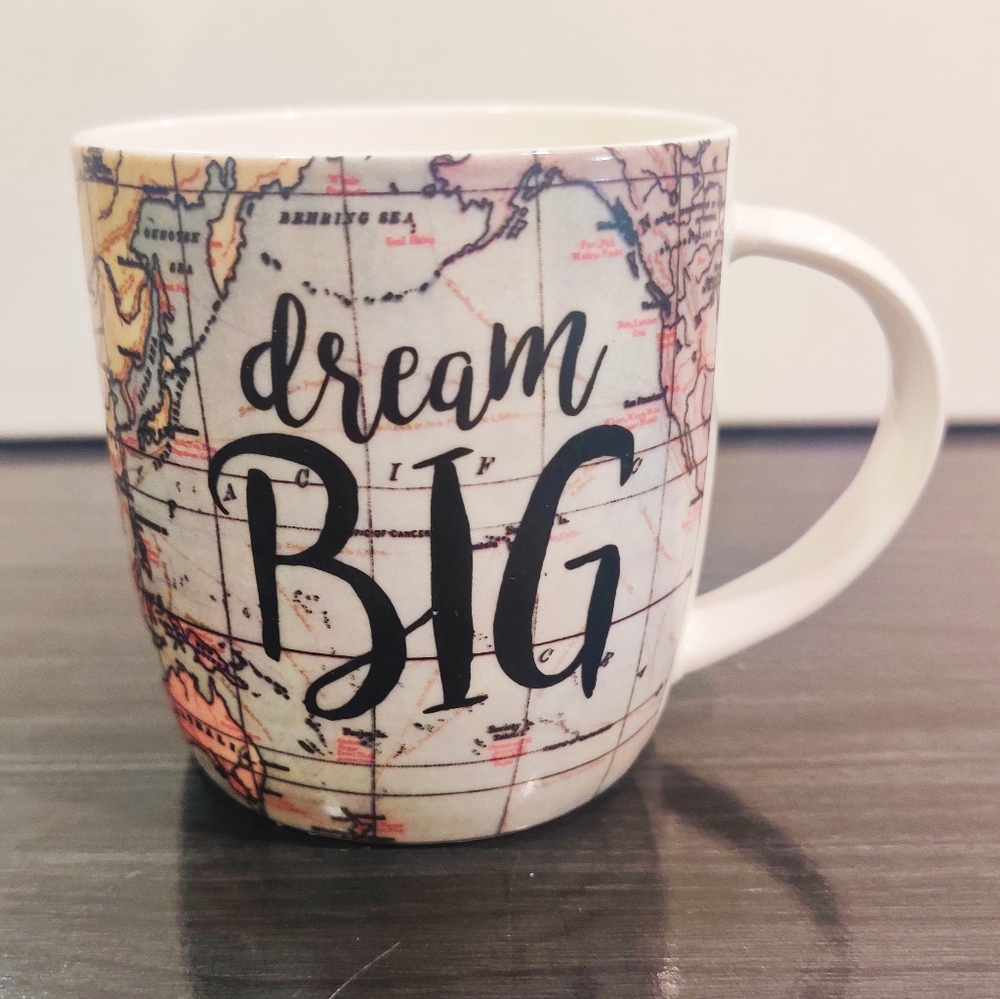 LEGAMI DREAM BIG ❤️# ROMA MILANO 12 Oz MUG CUP 🇮🇹